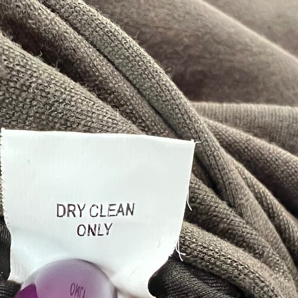 Kay Unger Dress Womens 10 Evening Collection V Neck 3/4 Sleeve Ruched Party NEW - Picture 16 of 16